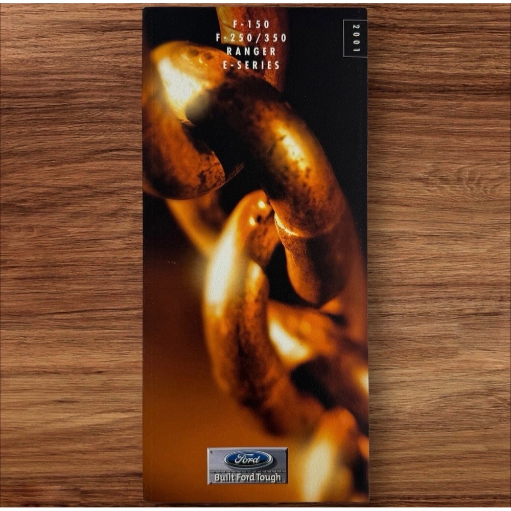 2001 Ford Truck Sales Brochure F-150 F-250 F-350 Ranger E-Series King Ranch Spec